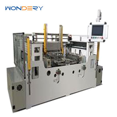 Купить Semi-Automatic Radiator Core Builder Machine 3.5T PLC Control Производство в сети