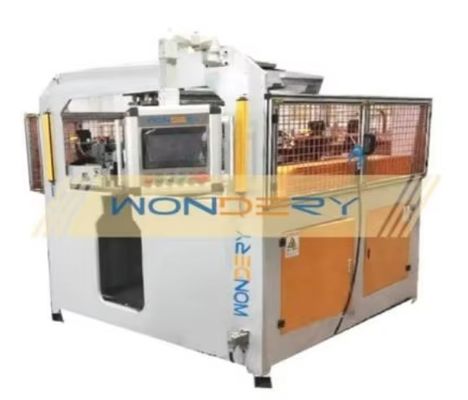 Купить Servo Type Plastic Tank Crimping Machine with 1050mm Core Height and 3200kg Weight for Aluminum Radiators Производство в сети