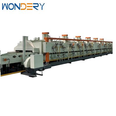 Купить WONDERY 350 кг/час Натуральный газ непрерывный карбурирующий сетчатый печь с управлением PLC Siemens для промышленной тепловой обработки Производство в сети