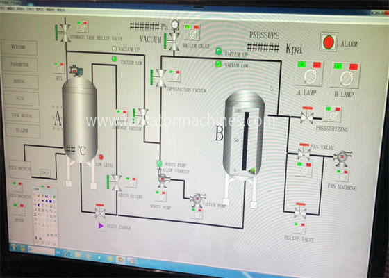 VPI2800 Полностью автоматическое оборудование для вакуумно-напорной пропитки изоляции для двигателей и трансформаторов D2800*H3400мм