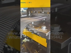 Алюминиевая машина для изготовления плавников радиаторов с крыльями, штамповая пресса для плавников